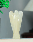 Yellow Aventurine Healing Crystal Pocket Angel Statue