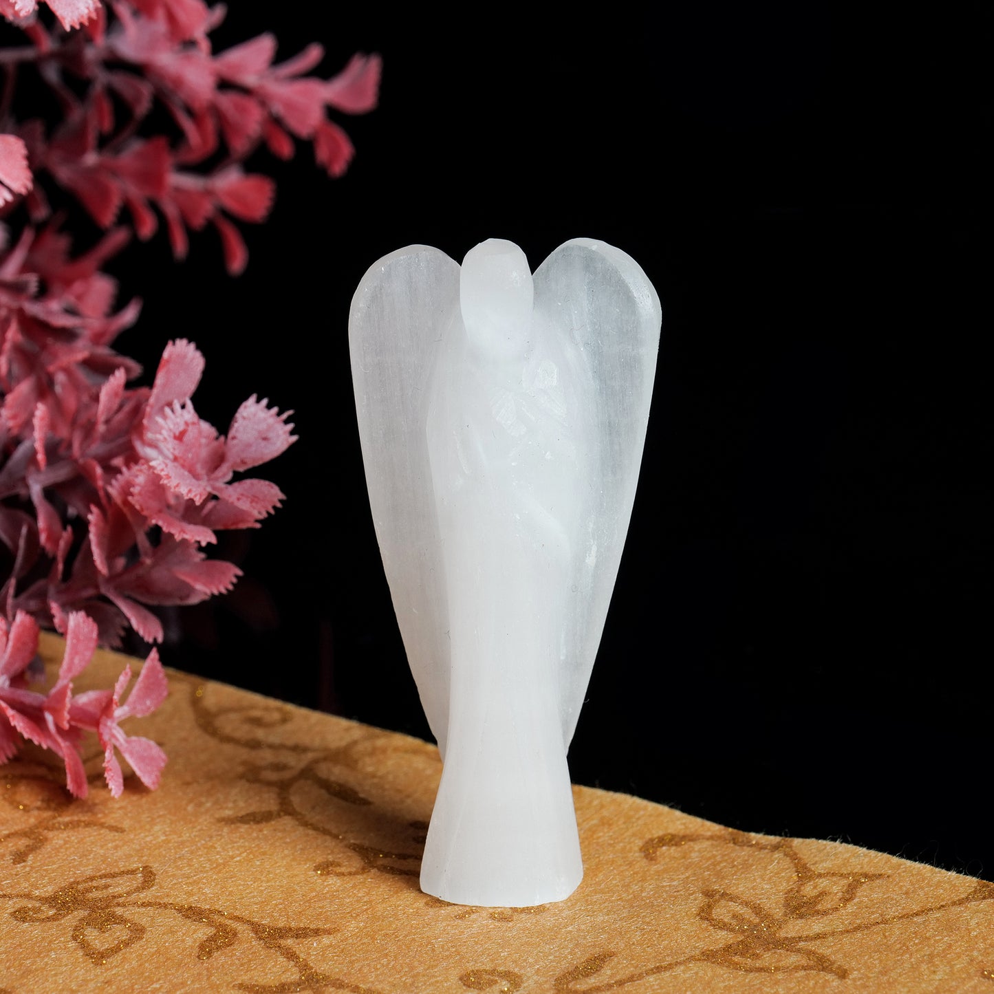 Selenite Angel Figurine