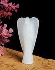 Selenite Angelic Gemstone Sculptures Angel Figurines