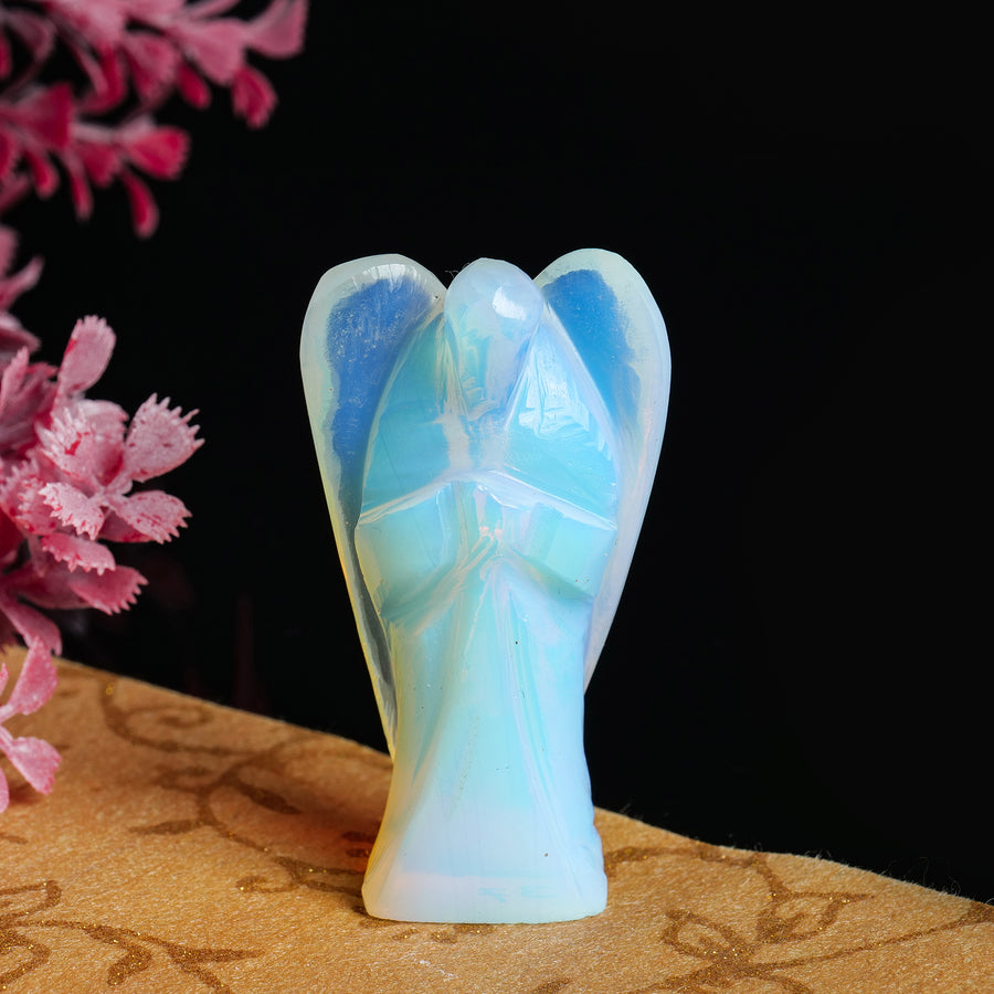 Opalite Crystal Angel Statue