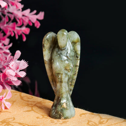 Labradorite Angel Statue