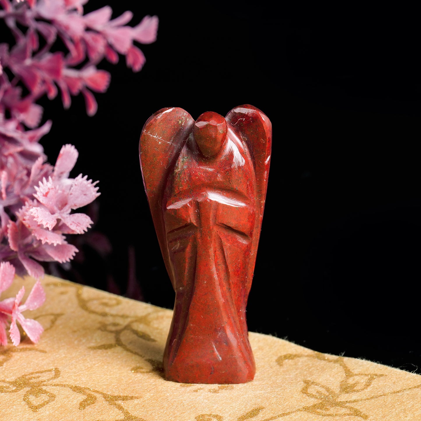 Red Jasper Angel Figurine