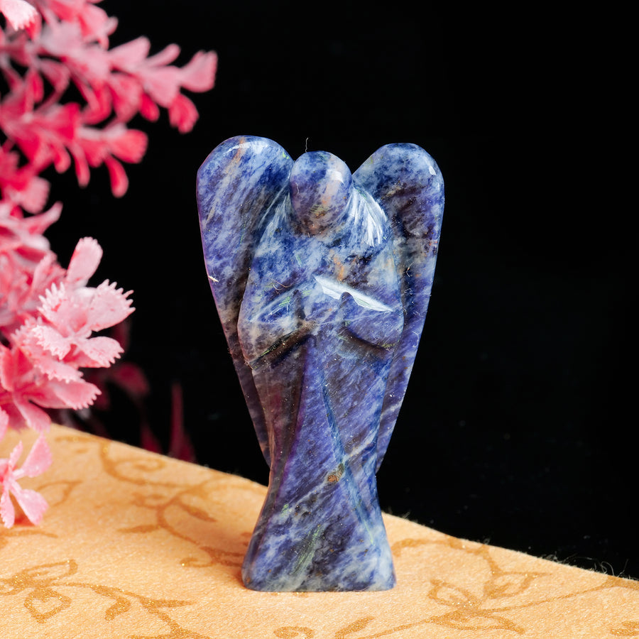 Sodalite Handmade Guardian Angel Stones