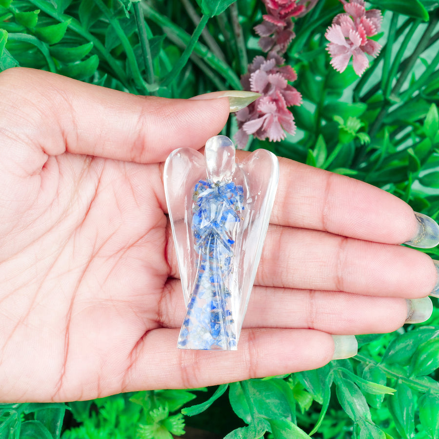 Lapis Lazuli Orgone Angel Statue