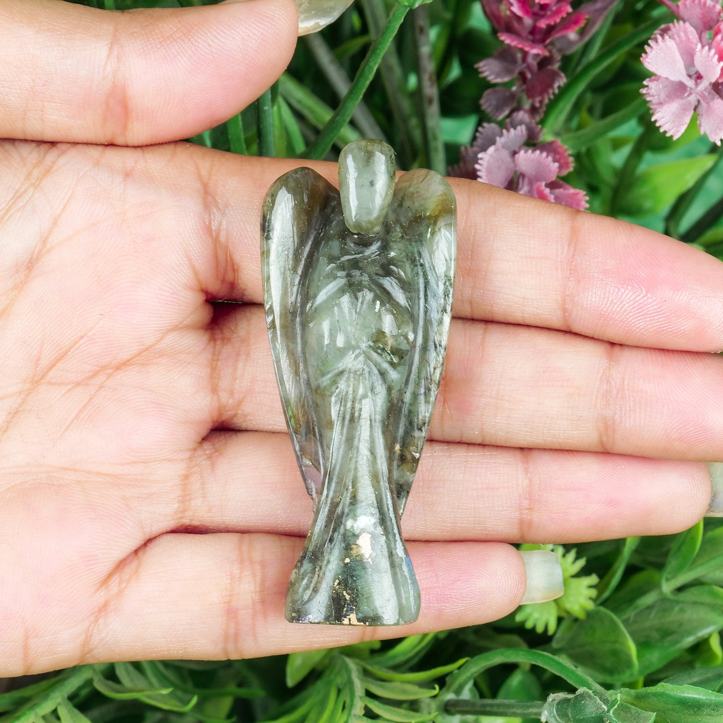 Labradorite Angel Statue