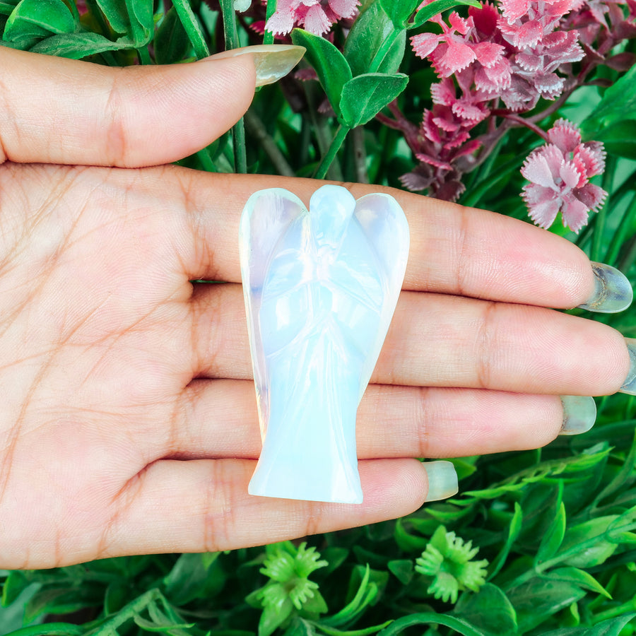 Opalite Crystal Angel Statue