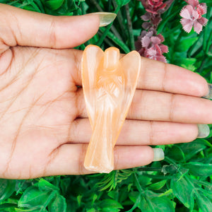 Orange Selenite Figurine