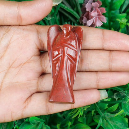 Red Jasper Angel Figurine