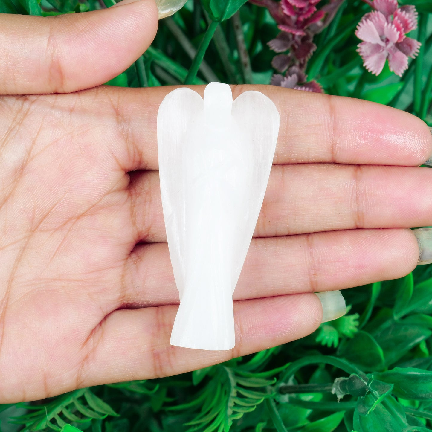 Selenite Angel Figurine