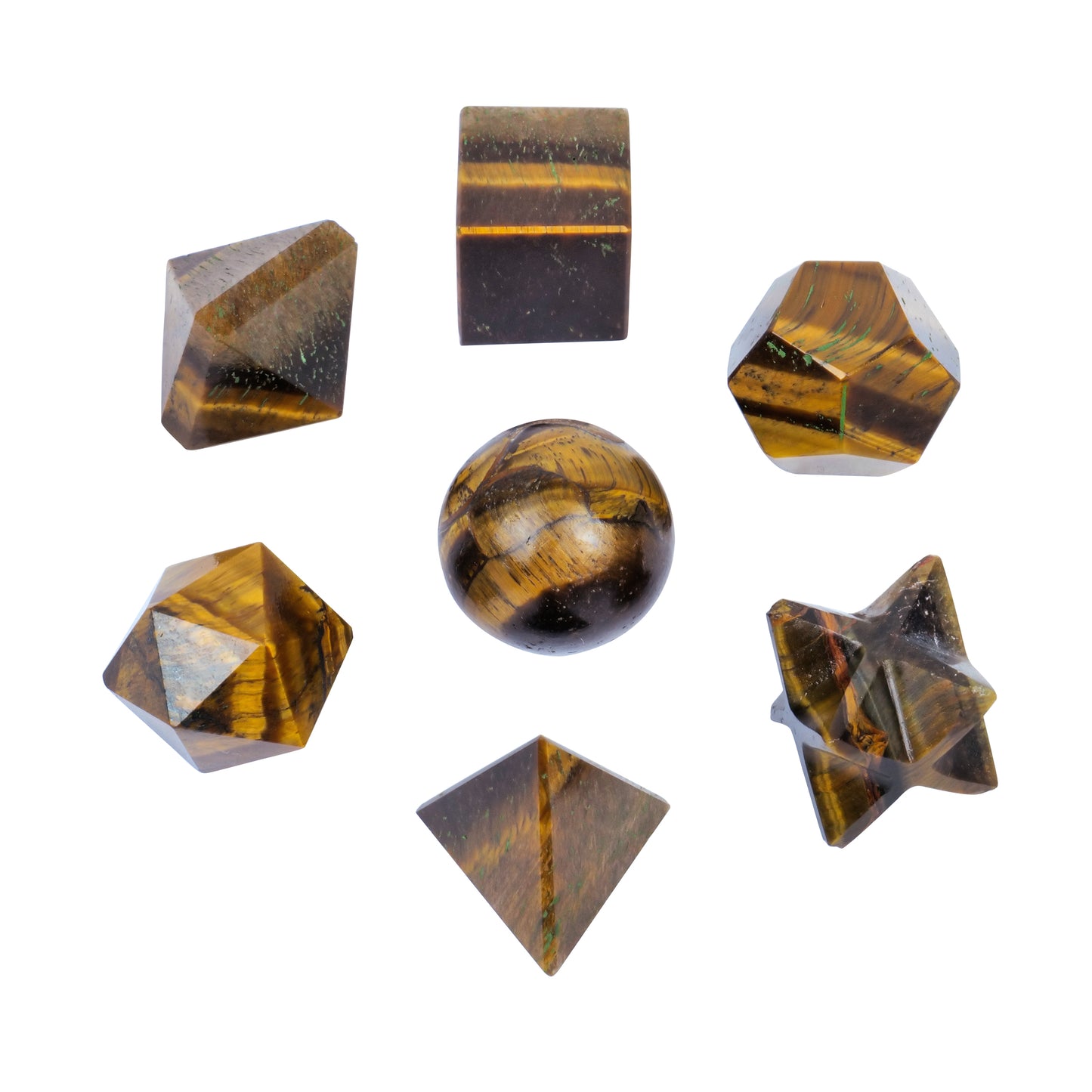 Tiger Eye Geometric Set