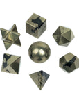 Pyrite Crystal Geometric Set