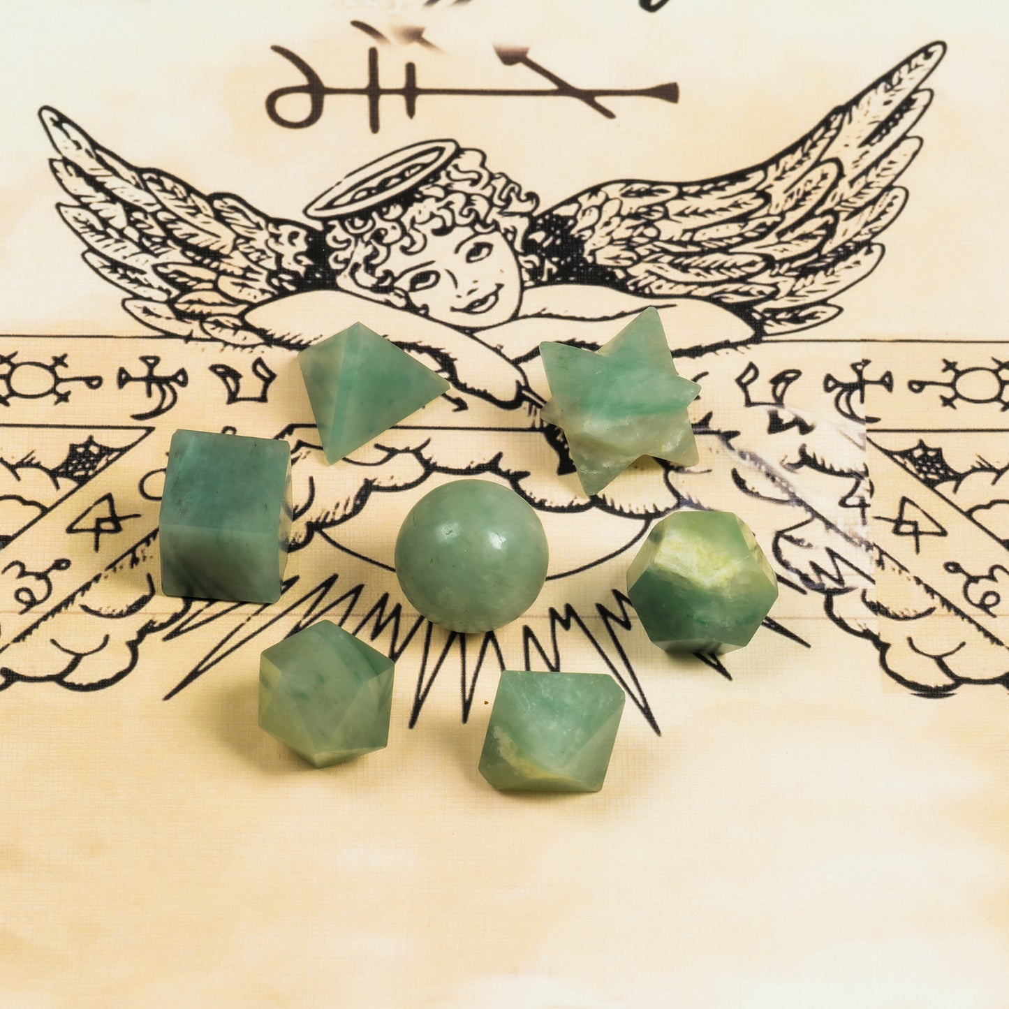 Amazonite Spiritual Gift Crystal Geometric Set