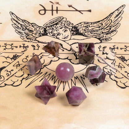 Amethyst Sacred Geometric Shapes Crystal