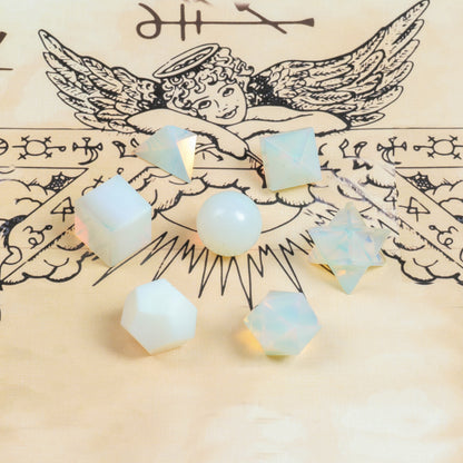 Opalite Crystal Geometric Set