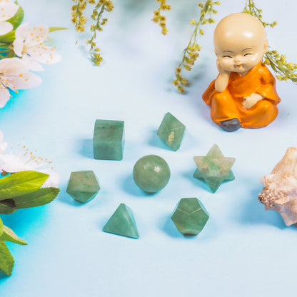 Amazonite Spiritual Gift Crystal Geometric Set