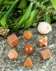 Red Aventurine Crystal Geometric Set