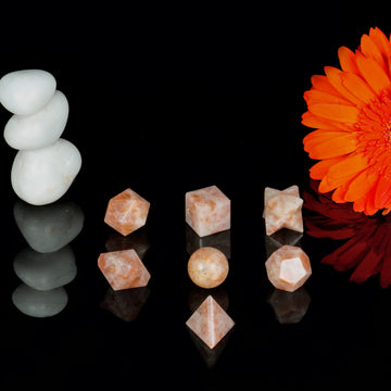 Sunstone Crystal Meditation Geometric Set