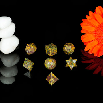 Fruit Jasper Sacred Gemstone Geometric Set