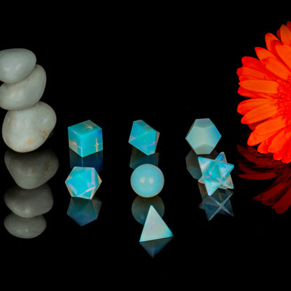 Opalite Crystal Geometric Set