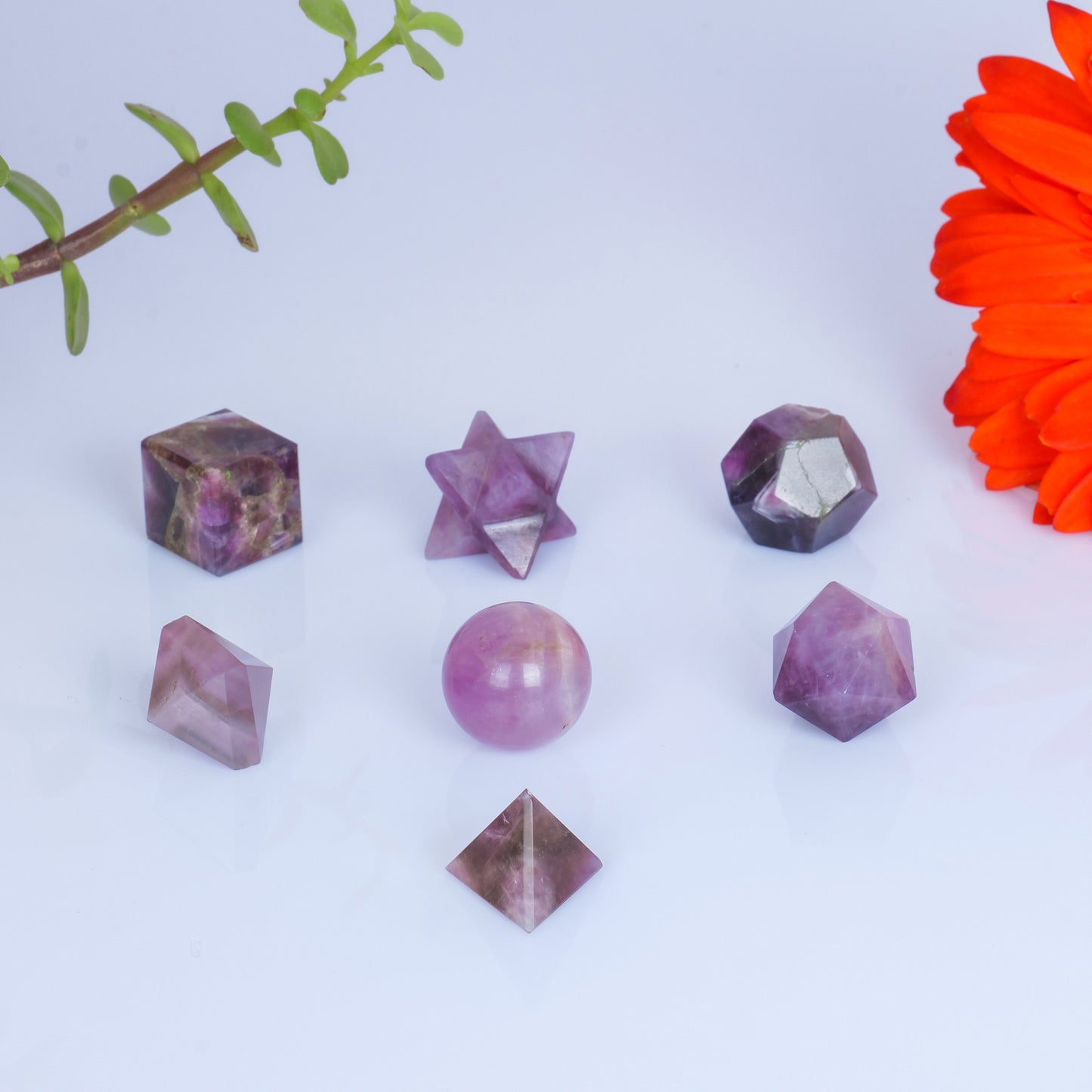 Amethyst Sacred Geometric Shapes Crystal