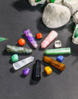 Healing Crystal Tumbled Stones and Wand Ensemble