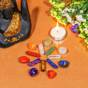 Tumbled Stones and Crystal Wand Kit