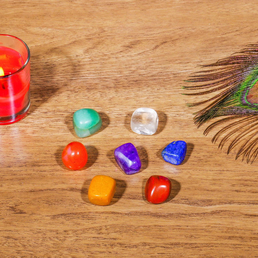 Energy Healing Crystal Tumbled Stones Kit