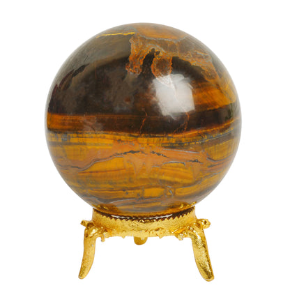 Tiger Eye Crystal Ball