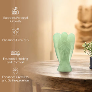Light Green Aventurine Crystal Guardian Angel