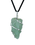 Green Aventurine Luck Charm - Raw Healing Necklace