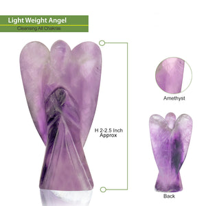 Amethyst Spiritual Gemstone Angel