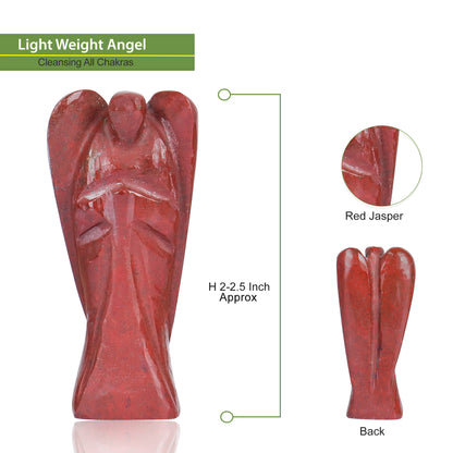 Red Jasper Angel Figurine