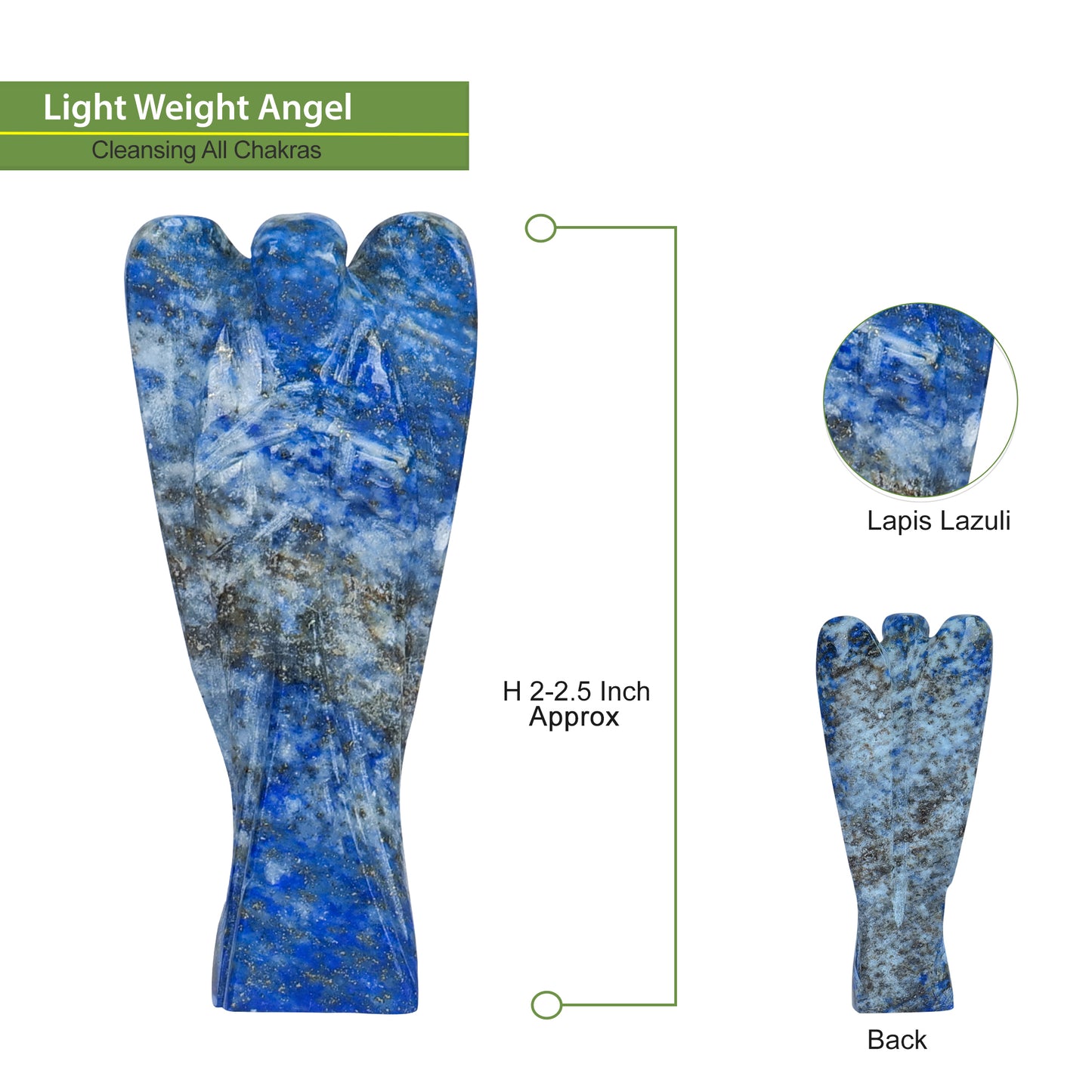 Lapis Lazuli Angel Statue