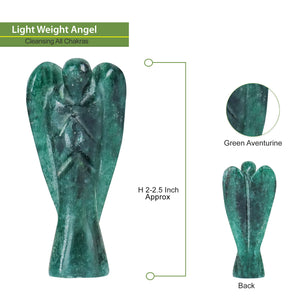 Green Aventurine Healing Crystal Angel