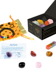 Aries Zodiac Crystal Birthstone Kit and Gifts for Women/men