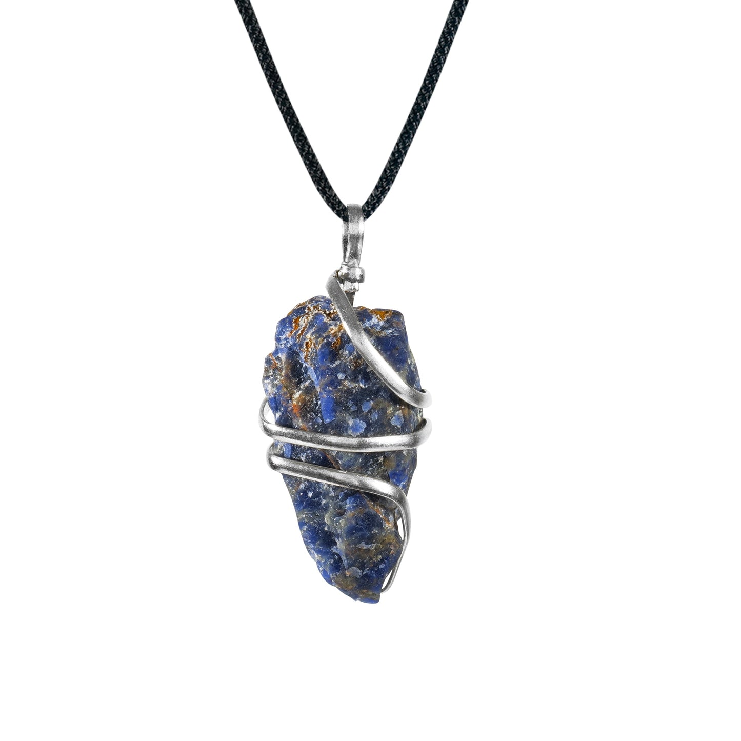 Sodalite Pendant Necklace - Sodalite Healing Crystals - Sodalite Energy - Size 1-1.5 Inches