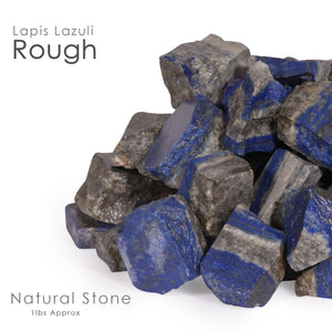 1 Lb Lapis Lazuli Rough Stone - Unpolished Gem Stones - Healing Crystals - Crystal Room Decor