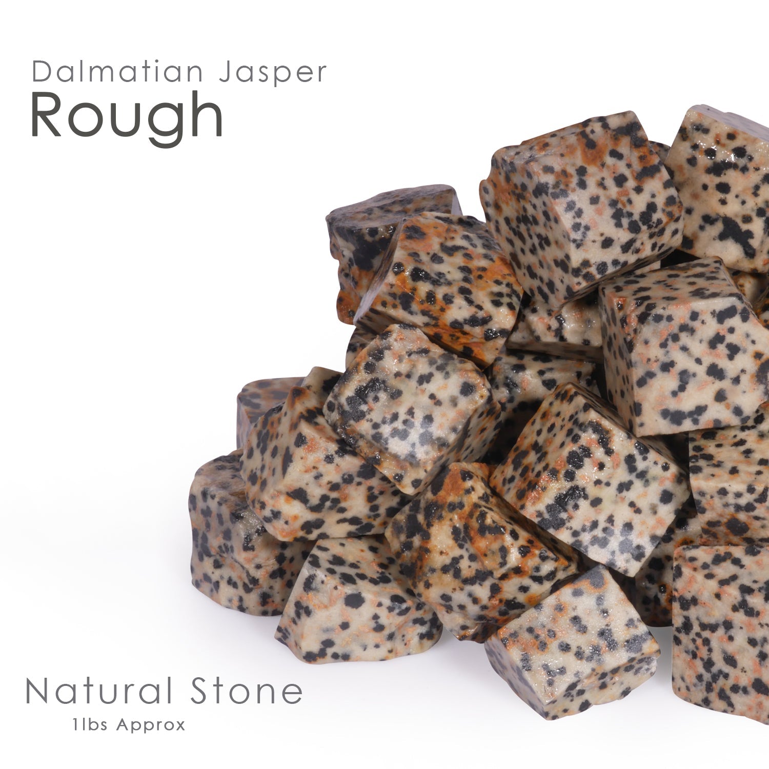 1lb Dalmatian Jasper Crystal - Healing Crystals Gift Set - Healing Crystal Decor