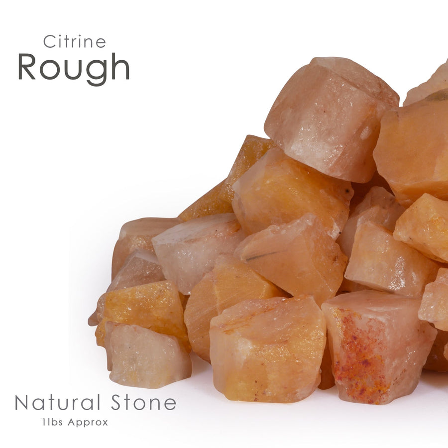 1lb Raw Citrine Crystal - Rough Gemstones- Crystal Room Decor