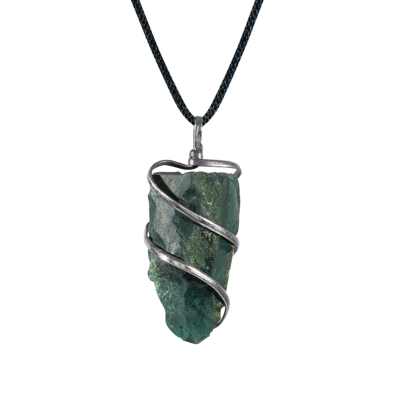 Moss Agate Pendant - Moss Agate Jewellery - Moss Agate Pendant Necklace - Size 1-1.5 Inches