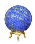 Lapis Lazuli Witch halloween Crystal Ball With Stand For Fortune Teller