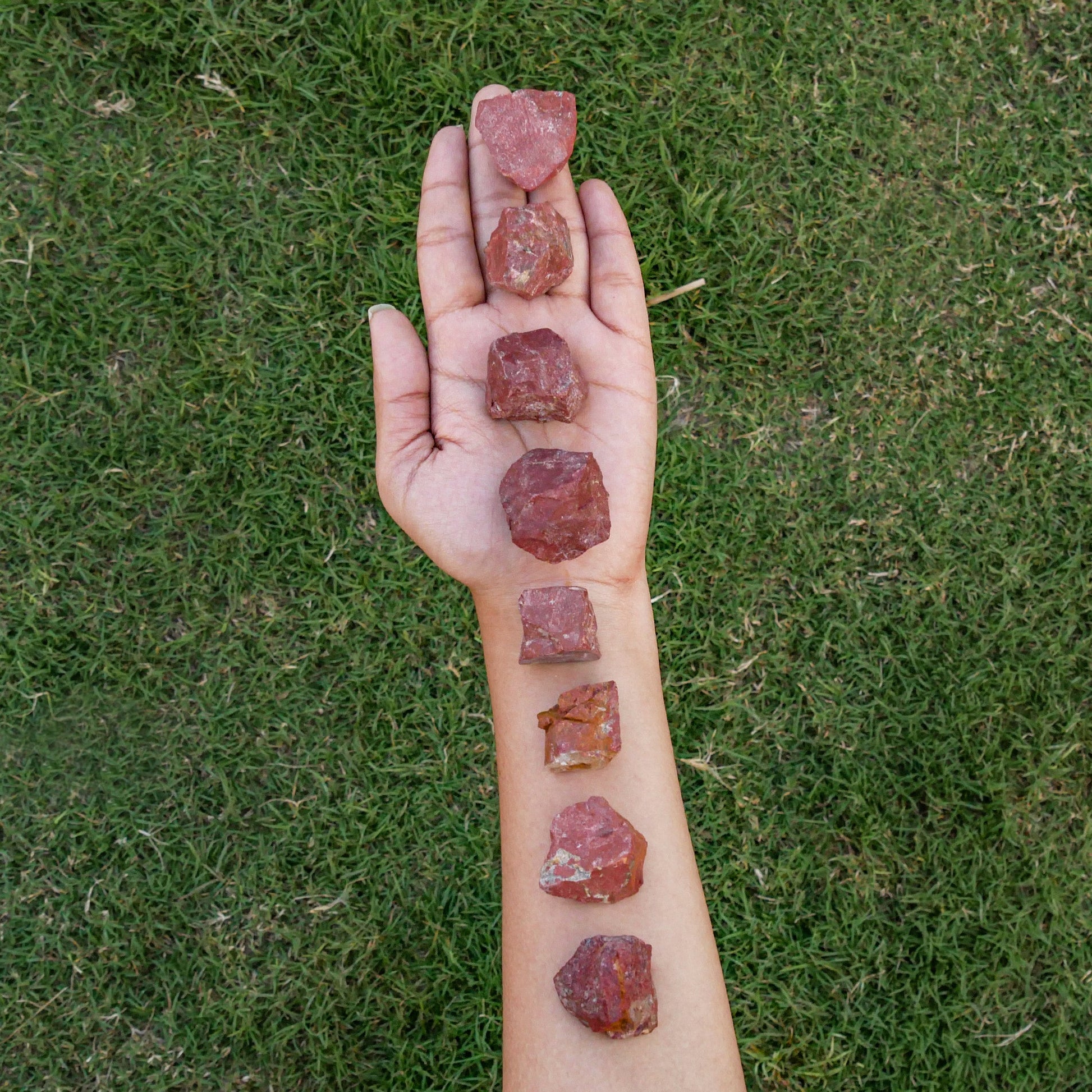 1 Lb Raw Red Jasper - Raw Jasper Rock - Healing Crystals And Stones Gift Set