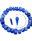 Lapis Lazuli Rune Set - Engraved Polished Stones - Futhark Rune Set