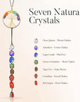 Chakra Gemstone Wall Hanging - Healing Crystal Wall Decor - Crystal Ornament