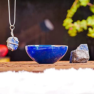 Tranquil Energy: Blue Onyx Decorative Bowl