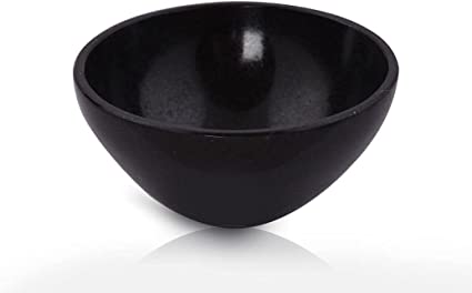 Protection and Purification: Black Tourmaline Stone Decorative Bowl