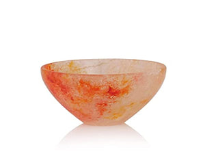 Handmade Red Aventurine Crystal Bowl - Chakra Balancing Home Decor