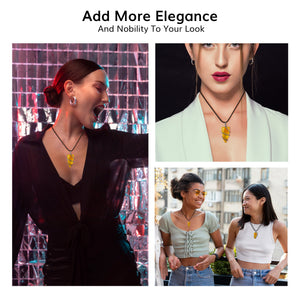 Yellow Aventurine Stone - Healing Pendant - Raw Crystal Pendant - Size 1-1.5 Inches