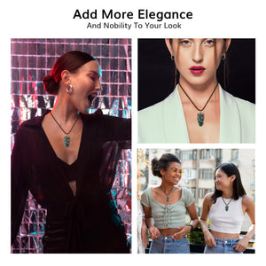 Moss Agate Pendant - Moss Agate Jewellery - Moss Agate Pendant Necklace - Size 1-1.5 Inches