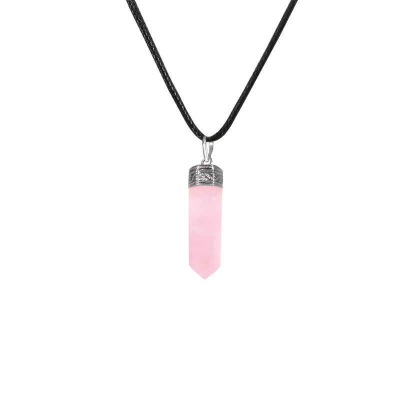 Clear Quartz Healing Crystal Necklace for Women Men - Orgonitecrystals